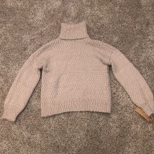Yes Lola Light pink turtleneck sweater